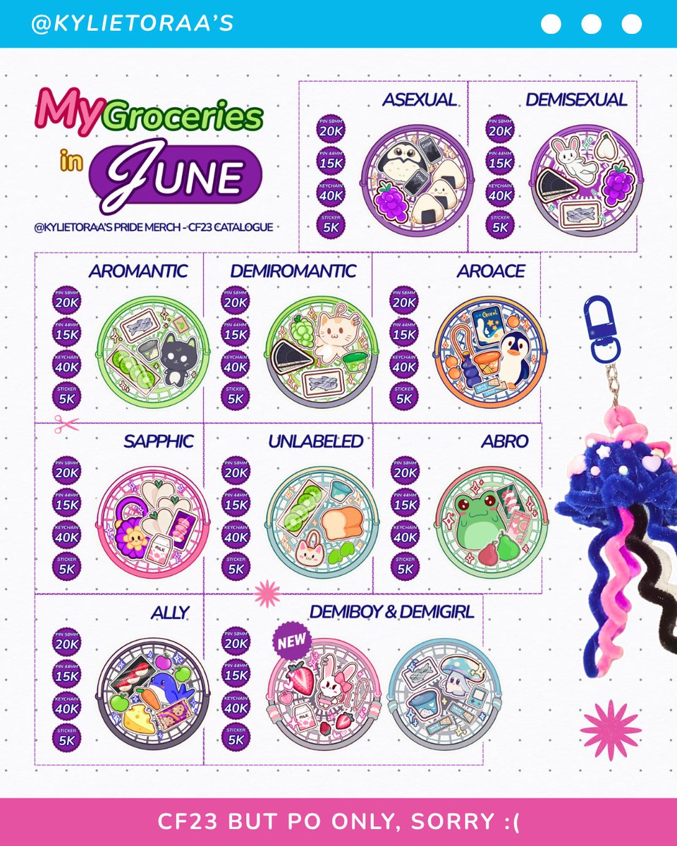 kylietoraa's tweet photo. 🌈 #CF23 Batch 2 [URGENT] PO🌈

🗓: until October 7, 2026 at 12:00 PM
📍: Pick-up CF23 Day 2, local mail order 
🔗 : https://t.co/gHge0YgfrV
Fandom: Subtle Pride Merch , Original

#comifuro23 #comifuro23catalogue #cf23catalogue https://t.co/tuRa9HSFZG