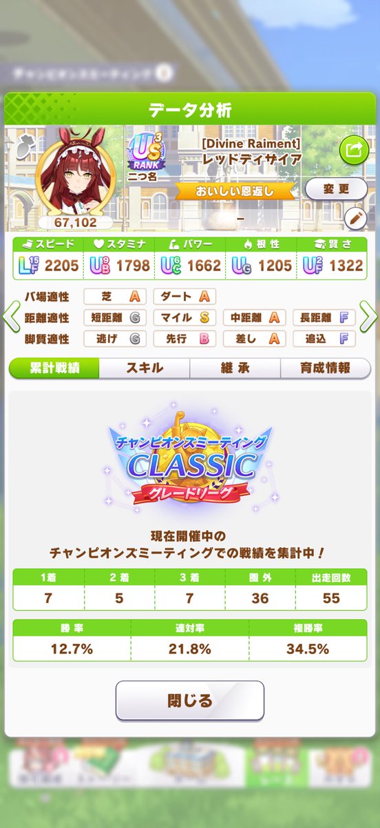 takku750's tweet photo. ロンシャンチャンミラウンド2、1日目。Bで16/20でした。パワーの差か？差しの勝率が上がってきたね。まあB決勝は確保できたので後はどれだけ勝てるかだ。 https://t.co/hFYZwwHyRV