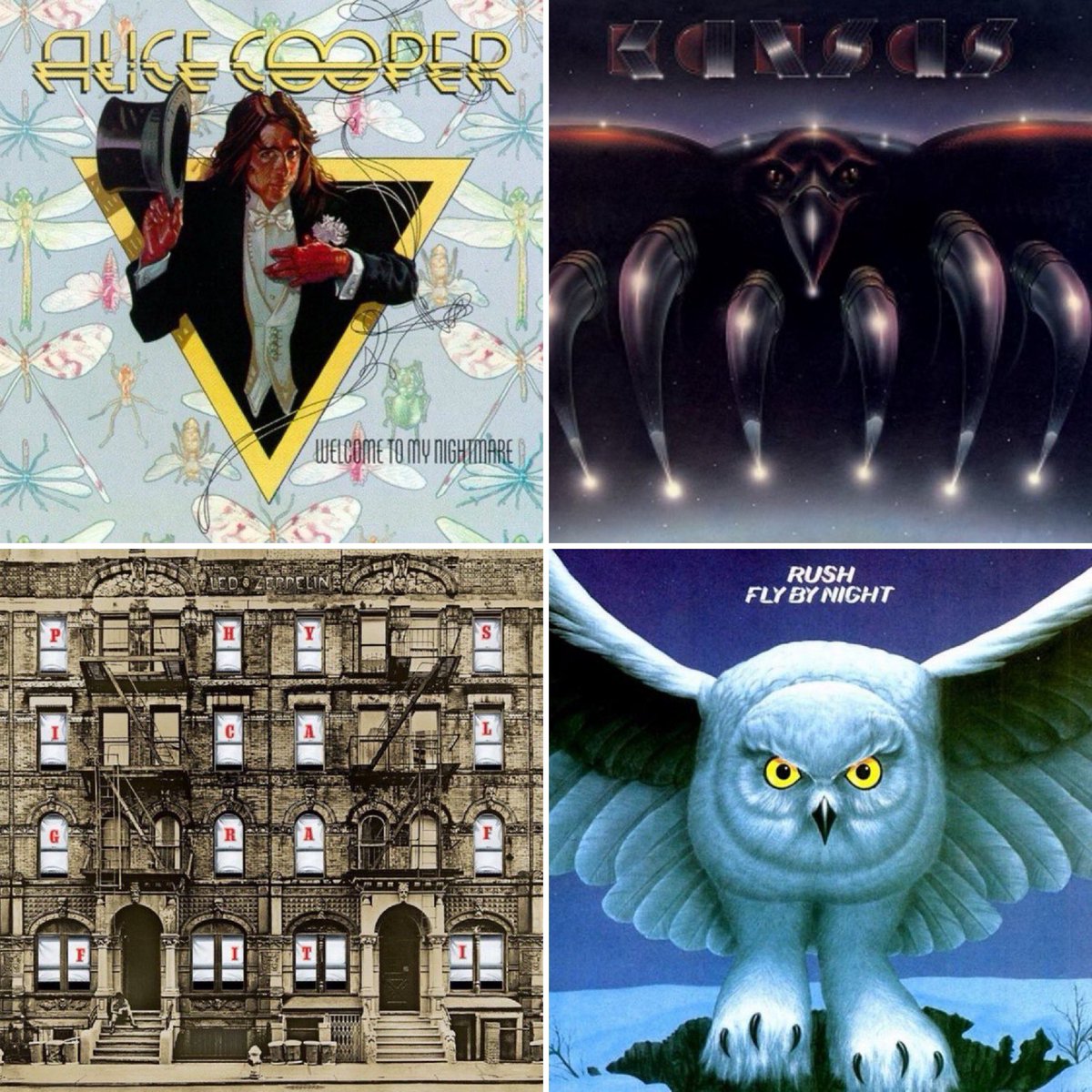 JVMonte2's tweet photo. These four classic albums pictured below have the distinction of being released within days of each other in February 1975.

Which one is your favourite? https://t.co/vDW4cbYueH