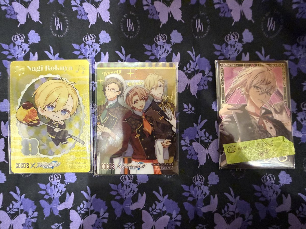 mm1_0526's tweet photo. ココス アイナナ アイドリッシュセブン
交換 譲渡
譲 ピタゴラ ナギ
求 同種 2弾 一織 壮五    
3弾 フラウェイ mezzo 
300円＋送料
 異種 天 悠
譲渡はまとめて優先

#智空取引メモ https://t.co/dNI5wXjExS