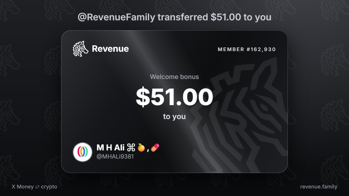 mhali9381's tweet photo. @RevenueFamily @RevenueFamily gifted me $51.00 https://t.co/2NBWosOeOT