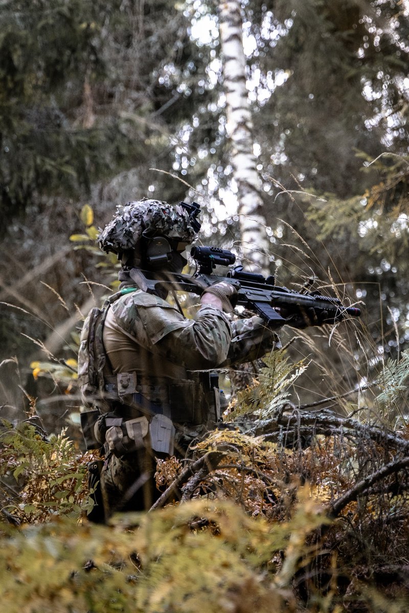 Kaitsevagi's tweet photo. 🇪🇪 In September, the Special Operations Command conducted a large-scale reservist training exercise. 

ESTSOF refreshed tactical skills, strengthened unit cooperation and readiness across a range of operational scenarios.

📸 Sgt. Uku Toosens

#Estonia #EDF #ESTSOF #sof https://t.co/ufo6VBv9zA