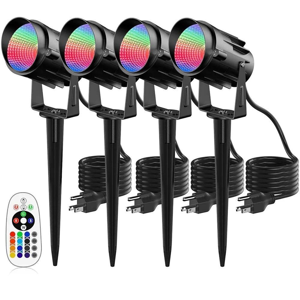 Verafanfme's tweet photo. https://t.co/aBV00b1v3b Rmt Ctrl Led RGBW Smart 10w Colorful Outdoor Spot Light for Garden Building Hotel Pathway Villa Landscape Event Holiday Decor https://t.co/AimKtN6jRi