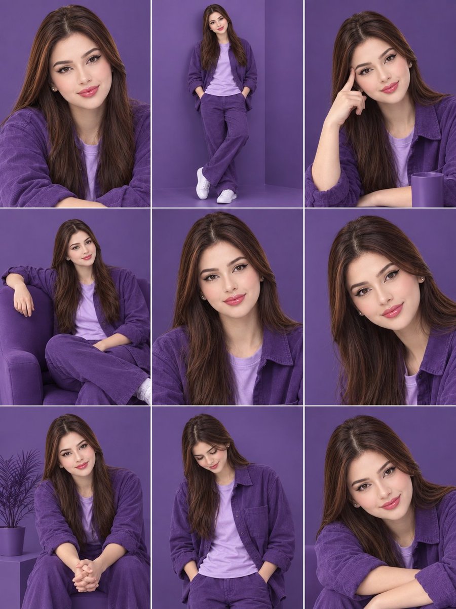 Purple Studio Fashion Collage
