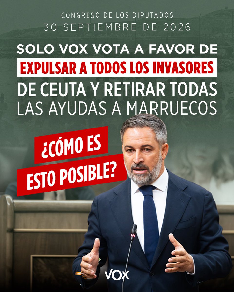 vox_es's tweet photo. Otra vez VOX se queda solo defendiendo a España y a los españoles. https://t.co/exZgaLbeuT