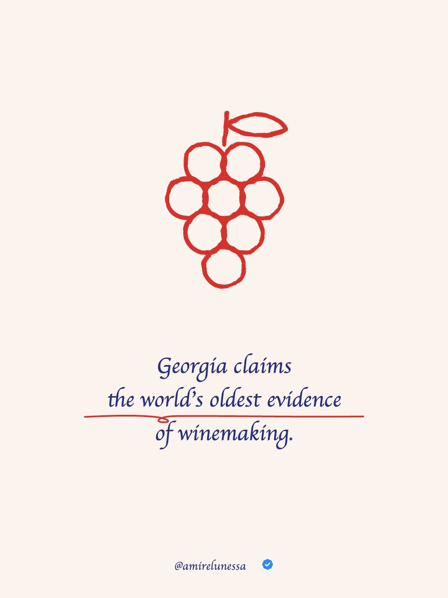 amirelunessa's tweet photo. Georgia claims the world's oldest evidence of winemaking. https://t.co/qEK9Qw9Vdx