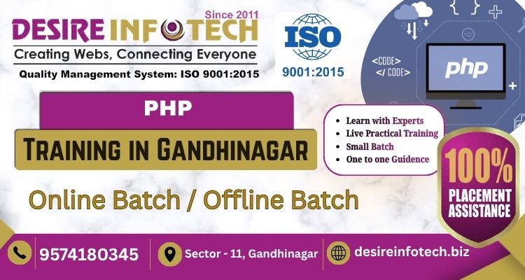 DesireInfotechh's tweet photo. π» Want to become a PHP Developer?
Join PHP Training at Desire Infotech, Gandhinagar π
β
Expert Trainers
β
Live Practical Training
β
Small Batches
β
One-to-One Guidance
β
Online & Offline Batches
β
Placement Assistance
π 9574180345
π Sector 11, Gandhinagar
#PHPdeveloper https://t.co/LGFtWkv8Pj