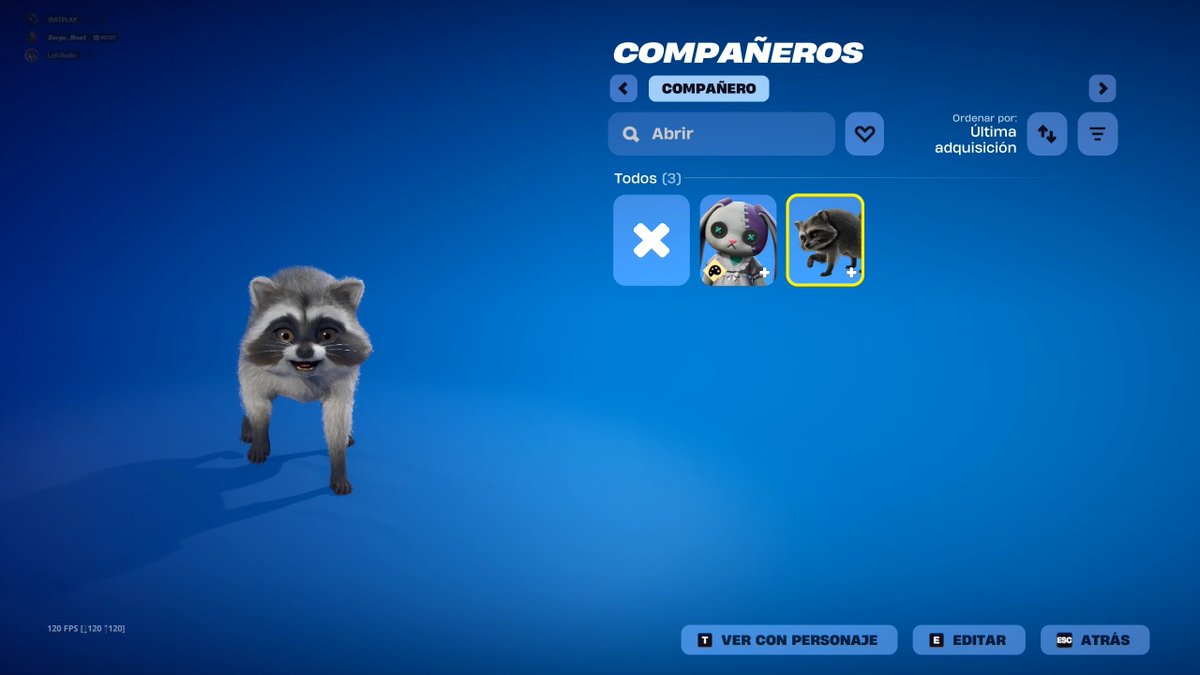 Jorge_Most's tweet photo. 🎁 Puedes obtener GRATIS la mascota de Jimothy al extraer un espíritu mapache. https://t.co/C7FqCLvB5b