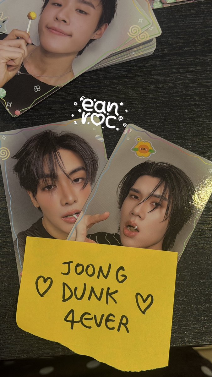eanroc's tweet photo. แจกการ์ดในโอกาสครบรอบ 5 ปี ค้าบ 🧘🏻‍♀️ 💛
ดุงจังรีไว้เยย 

#JoongDunk https://t.co/zObLc2N7Xw