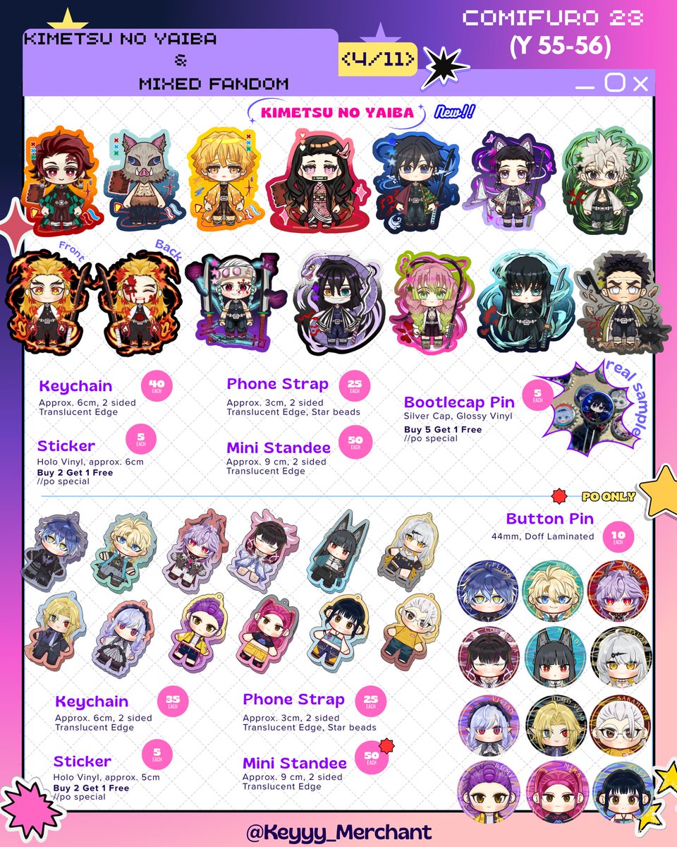 Keyyy_Merchant's tweet photo. 💗+🔁 appreciated

Here's My #CF23 Pre-Order batch 2+ Give Away (rules ⬇️⬇️)

🗓️1 Oct - 15 Oct
📦Pick Up (booth days)&amp; Mail Order
🎨Resident Evil series, Witch hat atelier, Frieren, KNY, SeFurDen, Tensura Slime, JJK, Sakadays, Genshin, HSR, ZZZ

https://t.co/BplVWqPEPE

(4/11) https://t.co/TOoQNREvIM
