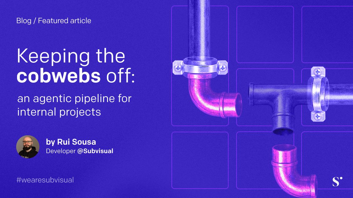 subvisual's tweet photo. me.subvisual's calendar labels were barely visible. The fix was two CSS classes. It sat untouched for months anyway.

@rccsousa built something with three ways of saying no and a merge button no agent ever touches.

Link in bio.

#agenticworkflows #softwaredevelopment #ai https://t.co/ueuzm19sQR