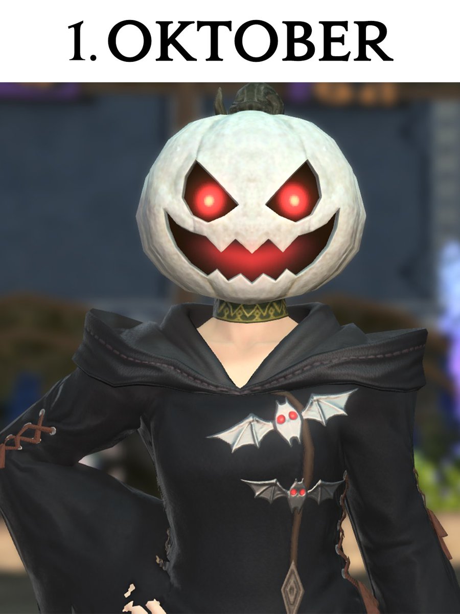 FF_XIV_DE's tweet photo. Es wird wieder Zeit! 🎃🦇🍂 https://t.co/9PjXeedAI4
