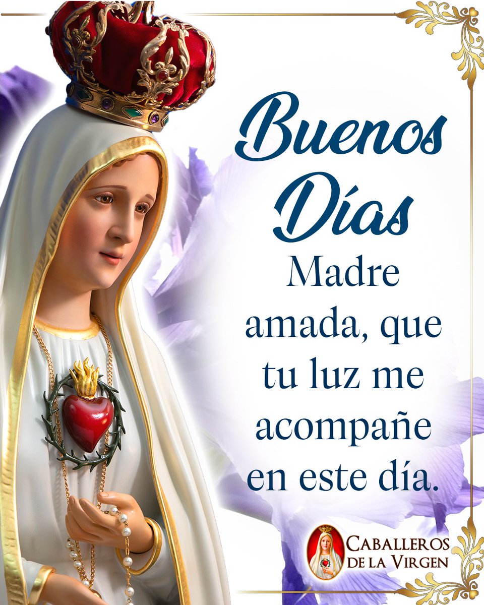 Cab_Virgen's tweet photo. Feliz día. ☀️ Arranca octubre, el mes del Rosario. Que María nos acompañe en cada jornada de este mes que hoy comienza. https://t.co/WppS0sQ09F