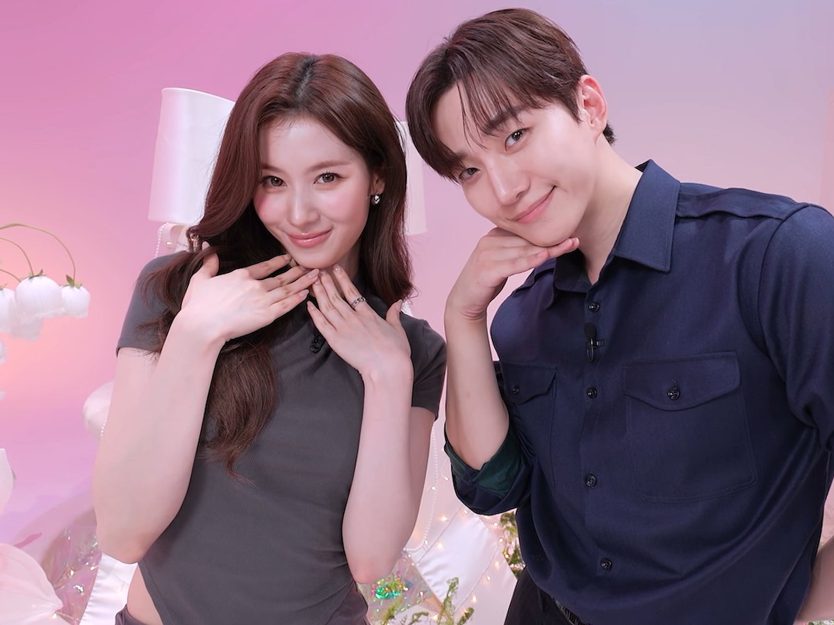 godmitzu's tweet photo. SANA AND 2PM LEE JUNHO 💜 https://t.co/z3YVWnJBRq
