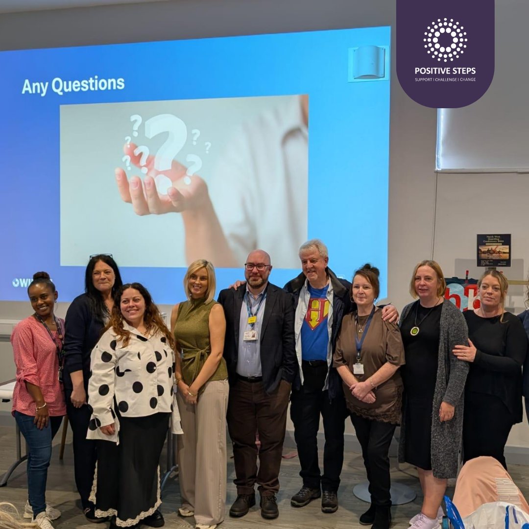 PositiveSteps's tweet photo. Our team attended the North West Hoarding Conference last week! The conference focused on overcoming challenges faced by individuals with hoarding behaviours, and featured clinical professionals. It was a great turn out and had a positive impact on all who attended 💜 https://t.co/61v8NsufPV