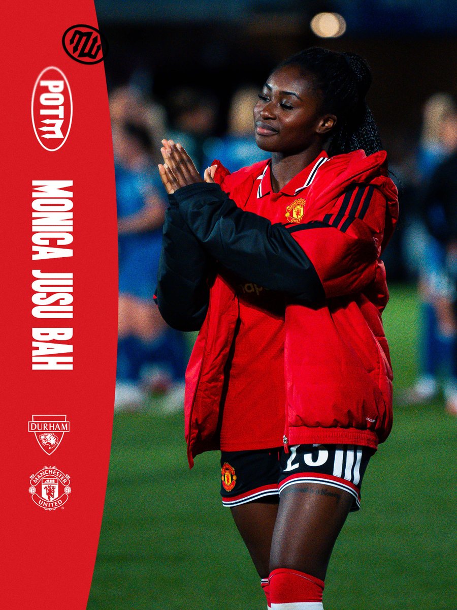 ManUtdWomen's tweet photo. After a tighty contested vote, Monica is Wednesday's Player of the Match! 😄🏅 https://t.co/LbxavoZeud
