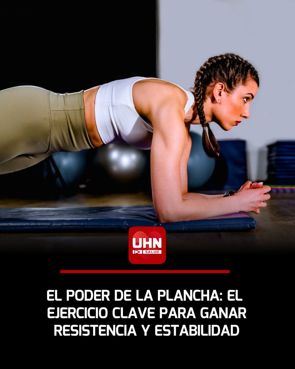 UHN_Plus_Salud's tweet photo. 🩺‼️ | La plancha ayuda a tener mejor rendimiento físico: según Runner’s World, mantener esta posición entre 45 y 60 segundos activa de manera directa el core, la zona lumbar y los hombros, fortaleciendo la estabilidad que toda persona necesita para mejorar su rendimiento y reducir el gasto energético.