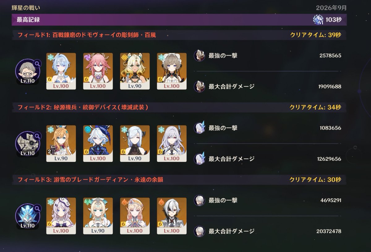 _No1rE_'s tweet photo. 今期100秒きれなさそうで悲しい https://t.co/ckK7NU7fPB