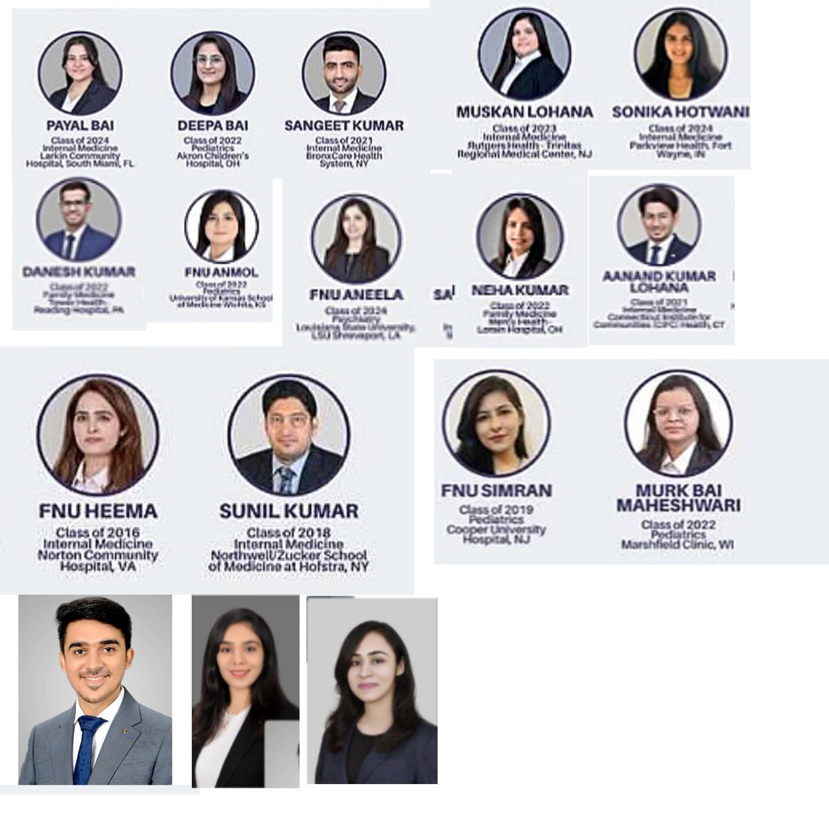 doctorbatsunen's tweet photo. 37 Sindhi doctors from Sindh have passed the USMLE exam. Now racists like Jamaat-e-Islami and MQM will say the same about America that there is no merit there.

Stop the divide now.
End the quota system. https://t.co/RjJCUllCLY