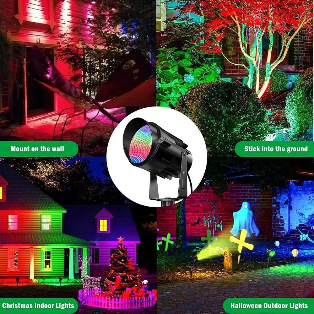 Verafanfme's tweet photo. https://t.co/aBV00b1v3b Rmt Ctrl Led RGBW Smart 10w Colorful Outdoor Spot Light for Garden Building Hotel Pathway Villa Landscape Event Holiday Decor https://t.co/AimKtN6jRi