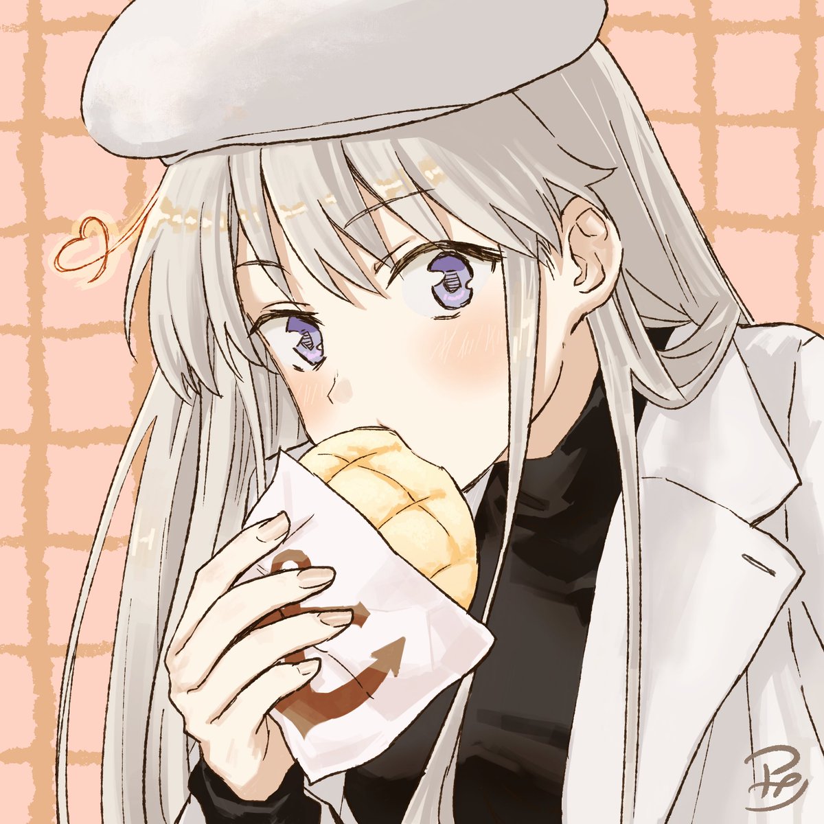 Enty_club's tweet photo. #Skeb ありがとうございました！
メロンパンを食べて💞なエンプラちゃん https://t.co/hqiOty47Zd