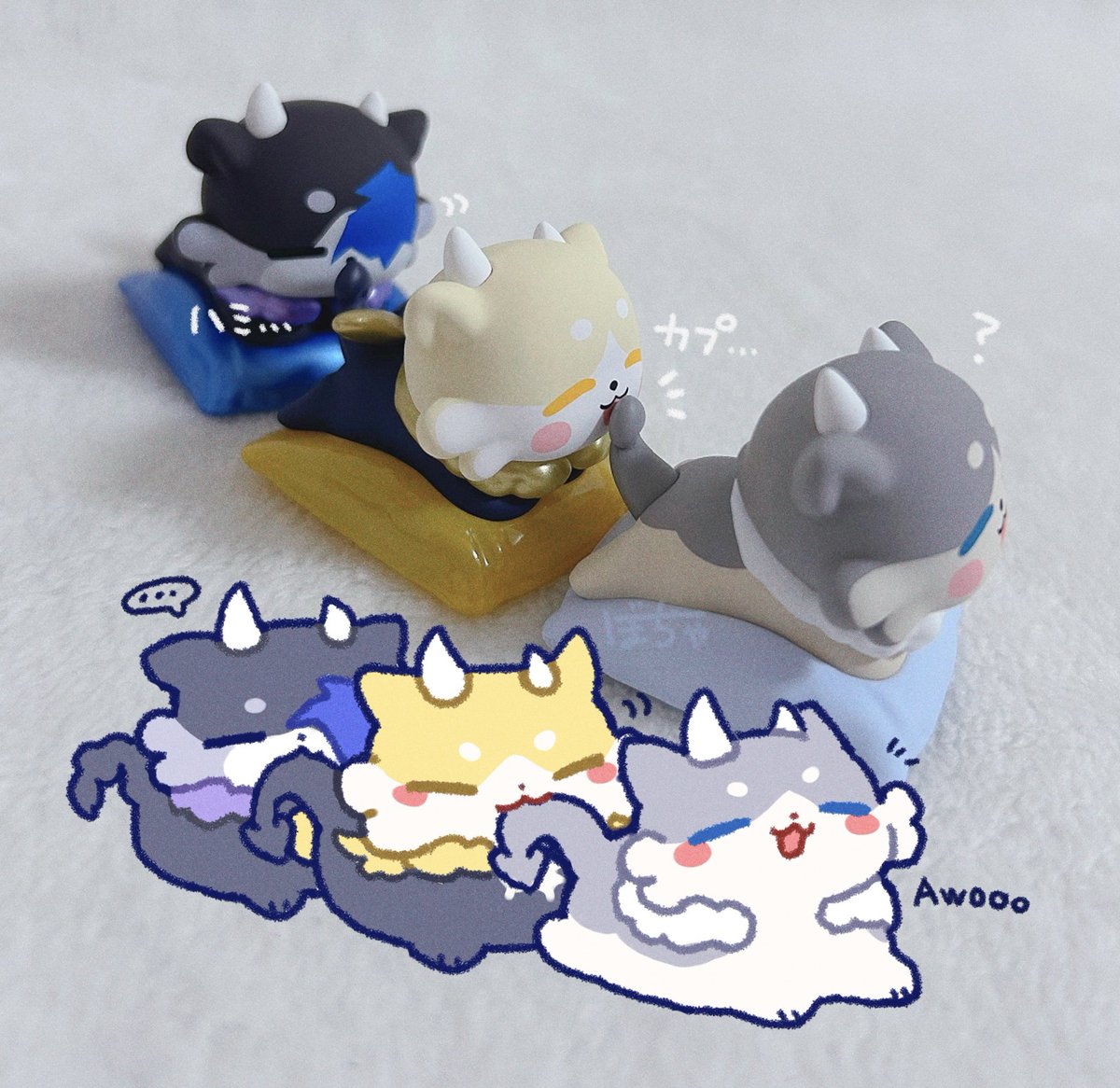 potapochi's tweet photo. しっぽハミハミ列車☀️ https://t.co/AyE2amJuHJ
