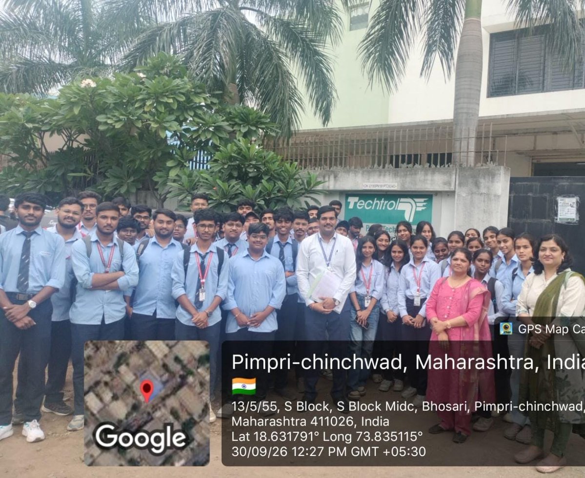 NMIETPUNE's tweet photo. 🏭 Learning Beyond the Classroom!

50 SE &amp; TE E&amp;TC students visited Pune Techtrol Pvt. Ltd., gaining practical exposure to industrial automation, process control &amp; measurement systems. ⚙️📡

#NMIET #ENTC #IndustrialVisit #PracticalLearning https://t.co/D2s8RfAvB9