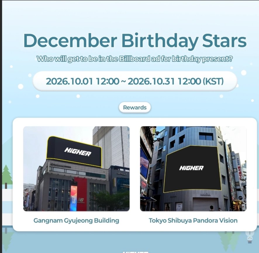 vote4kths's tweet photo. Higher Birthday Poll🎂
DECEMBER Birthday Stars 

Vote for V‼️
🐯 🥈| 328 votes 
📆 10/31 | 12 KST
📎 https://t.co/RKn24yk6aN

UNLIMITED VOTING 
3 💎 / 10 ❤️ = 1vote 

Prize for the  🏆 
Billboard Ads at Gangnam Geujung Building & Tokyo Shibuya Pandora Vision 

Vote daily 📣
RT SHARE FOR VISIBILITY ‼️