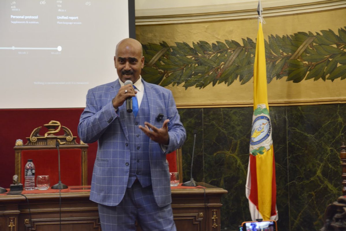 SubhakarRao's tweet photo. Spoke in Madrid on democratizing longevity. Champions Group and 100X Longevity are building towards a future where Longevity Built In becomes a foundation of real estate communities, not a luxury for billionaires. Introducing LongevityB2B.

#Longevity #100XLongevity #LongevityB2B https://t.co/937u7XXbLY