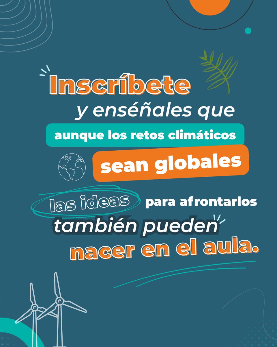 JASPAIN's tweet photo. ⚠️Ya podéis inscribiros en #InnoVERTporelClima.⚠️

Un programa gratuito dirigido a estudiantes de #ESO y #FPBásica donde crean soluciones para cuidar el planeta y que desarrollamos junto a @acodea_  y @CODESPA, con la financiación de @AECID_es .

👉https://t.co/e1JLaGCX2I https://t.co/KO5AuNRFIB