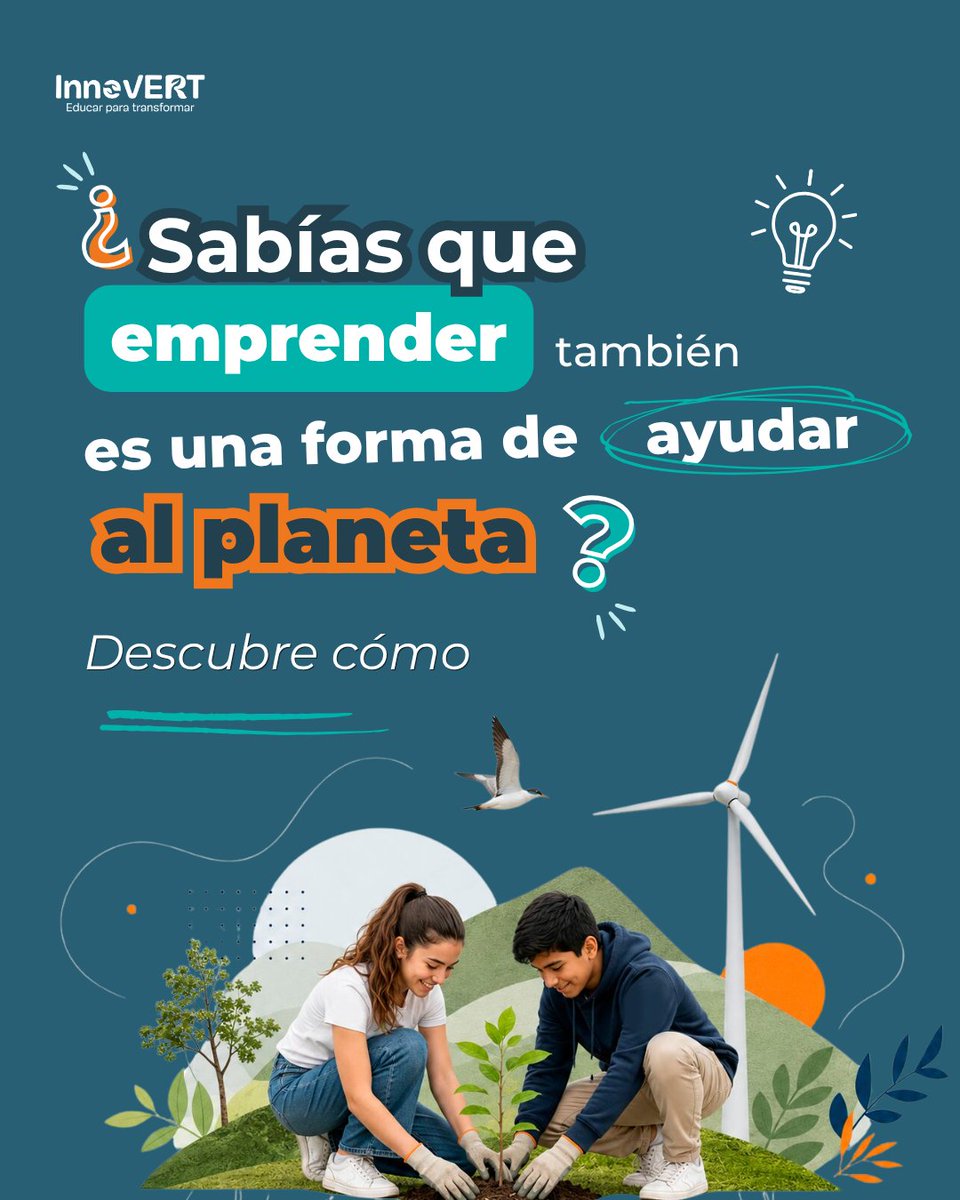 JASPAIN's tweet photo. ⚠️Ya podéis inscribiros en #InnoVERTporelClima.⚠️

Un programa gratuito dirigido a estudiantes de #ESO y #FPBásica donde crean soluciones para cuidar el planeta y que desarrollamos junto a @acodea_  y @CODESPA, con la financiación de @AECID_es .

👉https://t.co/e1JLaGCX2I https://t.co/KO5AuNRFIB