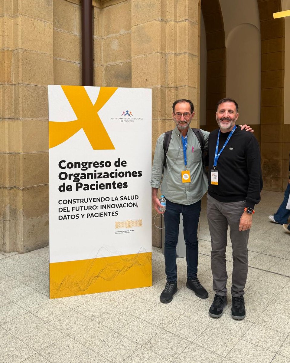 fenaer2's tweet photo. Hoy FENAER está en el #CongresoPOP26 en Bilbao.
📍 Nos representa nuestro secretario, Alfonso Sánchez Lorite, en el X Congreso de @pacientesPOP: innovación, datos y participación real de los pacientes.

La salud del futuro se construye con la participación de los pacientes. https://t.co/W1EqxvdOUm