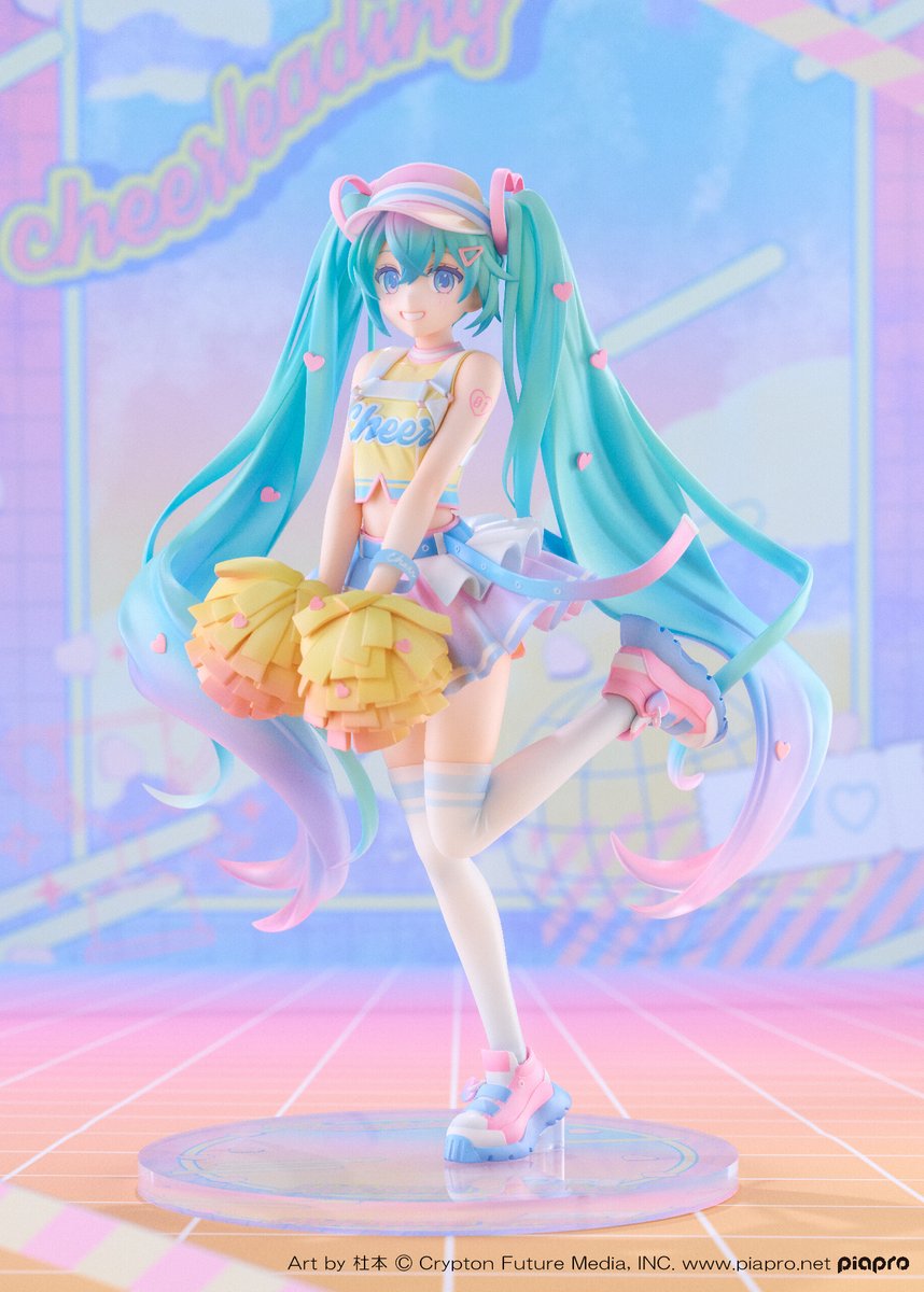gsc_kahotan's tweet photo. 🌟　彩色原型初公開　🌟
￣￣￣￣￣￣￣￣￣￣￣￣￣￣
G.S.Collection
初音ミク チアリーディングVer.
＿＿＿＿＿＿＿＿＿＿＿＿＿＿
#初音ミク #グッスマイラコン

🎨https://t.co/b5DZ5BZ6Ku https://t.co/7H38fkNz34