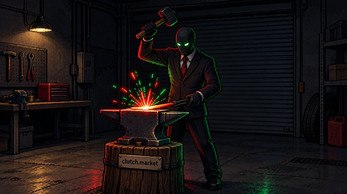 exitlabsdotfun's tweet photo. nothing's live yet, the metal's still red 🔨 https://t.co/UHMnKsyX23