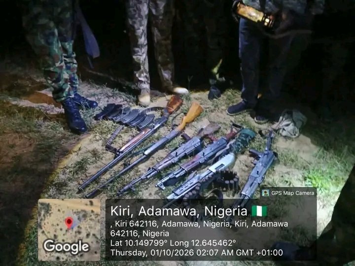 MCNazari's tweet photo. Hausa &amp; English news update

operation hadin kai: sojoji sun kashe ’yan ta’adda 16, sun kwato makamai a adamawa

English News

Operation hadin kai: troops neutralise 16 terrorists, recover arms in adamawa

#army #TrendingNews https://t.co/lLZ1DlTvbU