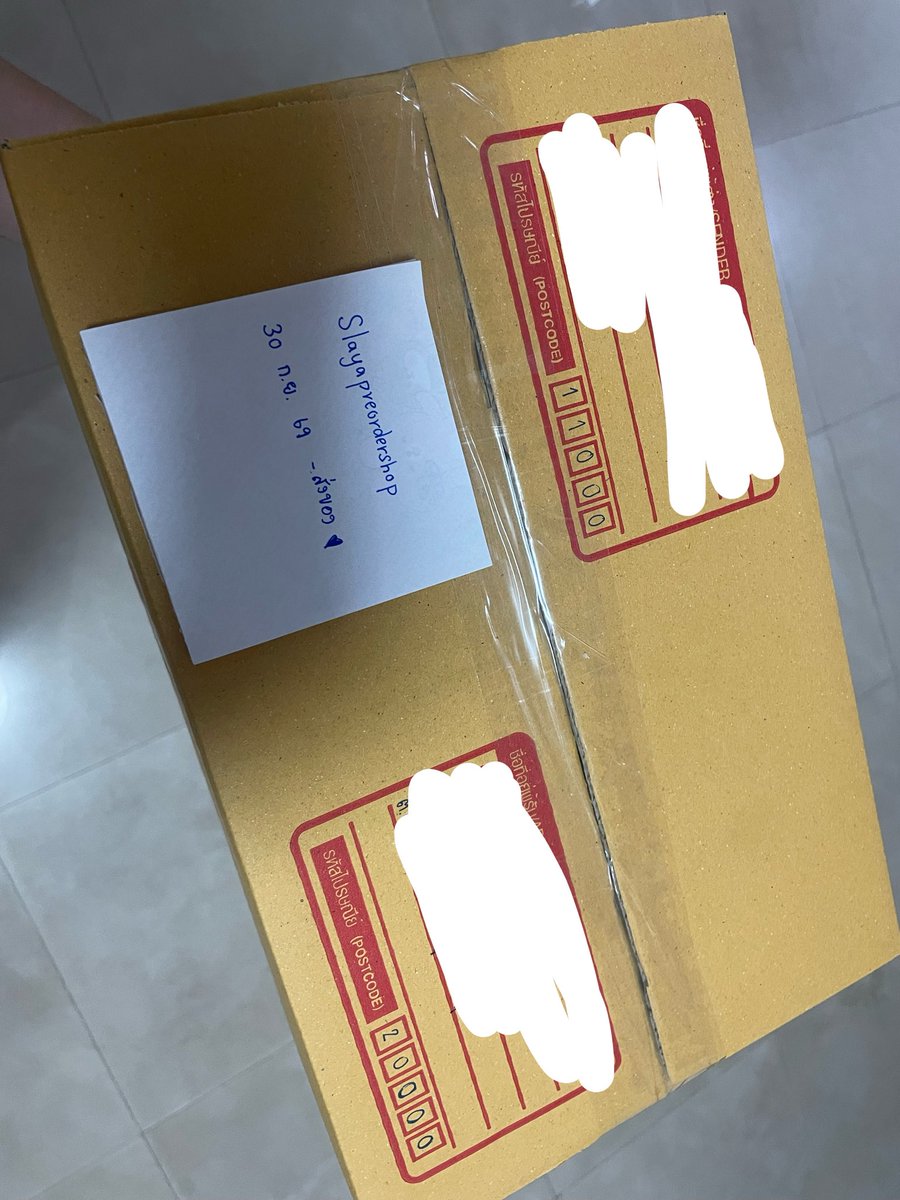 Slayapreorder's tweet photo. ส่งของสำหรับลูกค้าที่ผ่อนครบแล้วคับบ
30/09/2569
#reviewslayashop
#ตลาดนัดบังทัน #ตลาดนัดรถไฟบังทัน #BTS_WORLDTOUR_ARİRANG_BANGKOK #BTS_WORLDTOUR_ARİRANG #bts #bangtan https://t.co/C9Y4Lkf0ho