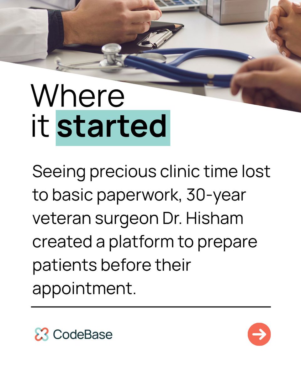 CodeBaseTech's tweet photo. After 30 years in surgery, Dr Hisham Shalaby set out to transform how specialist consultations work. Through Techscaler, delivered by CodeBase, Dr Hisham received the commercial mentorship and informed challenge needed to test assumptions and sharpen SPATTRO's market positioning. https://t.co/9p9DqeAsm2