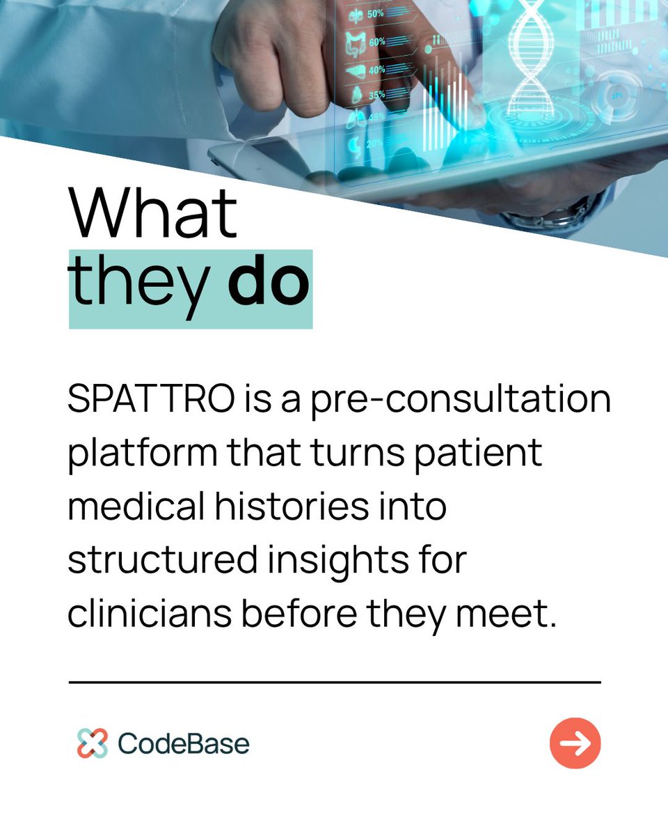 CodeBaseTech's tweet photo. After 30 years in surgery, Dr Hisham Shalaby set out to transform how specialist consultations work. Through Techscaler, delivered by CodeBase, Dr Hisham received the commercial mentorship and informed challenge needed to test assumptions and sharpen SPATTRO's market positioning. https://t.co/9p9DqeAsm2