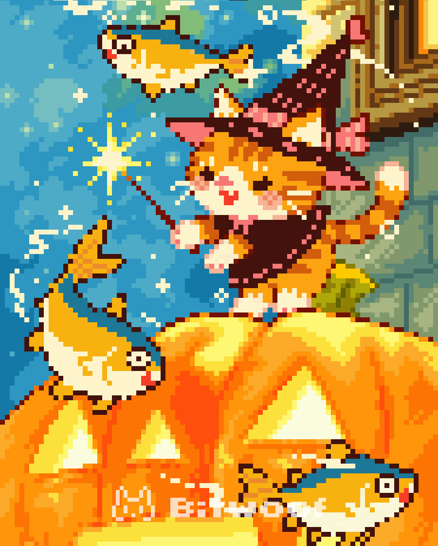 bitwoofhq's tweet photo. Hocus Pocus, my inbox is full of money bags.✨💸
#pixelartㅤ https://t.co/VnkOCm49NE