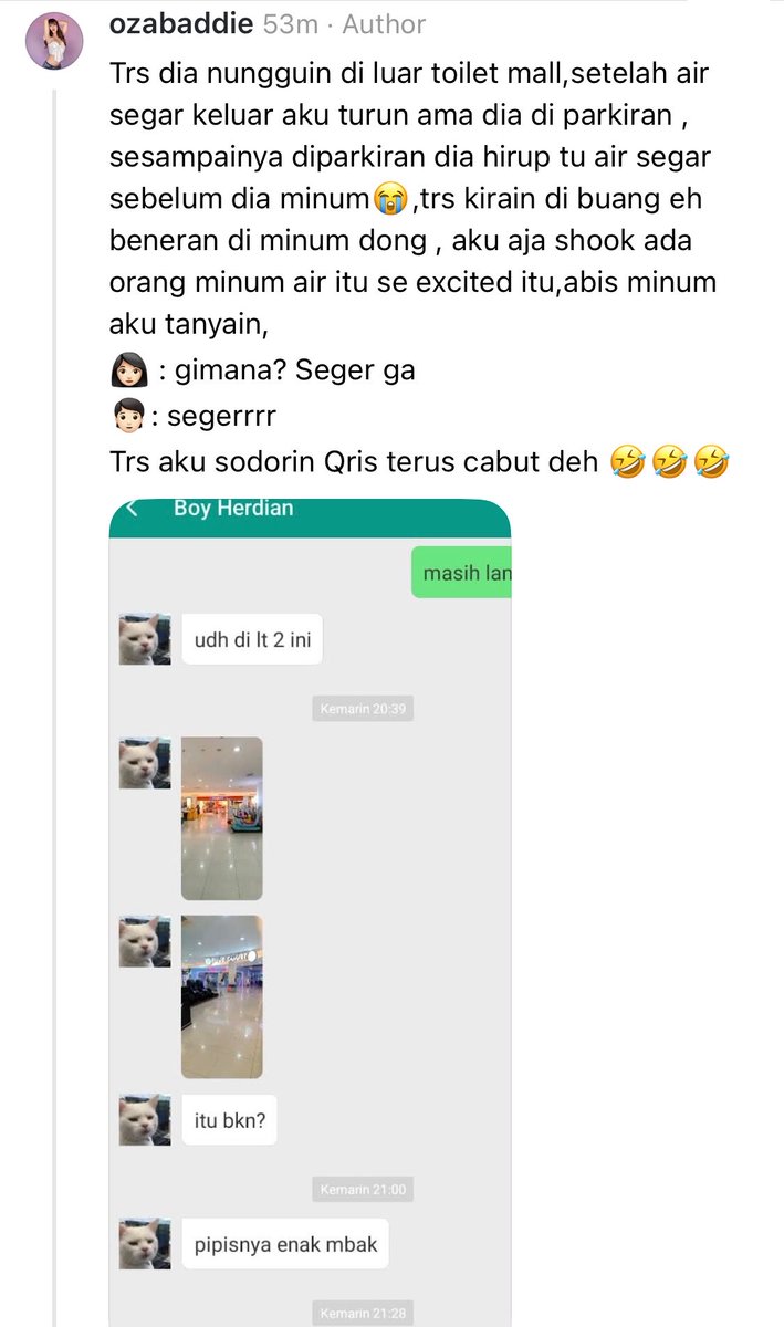 taurosze's tweet photo. ⚠️disgusting 

JUJUR SHOCK SIH, ADA ORANG YANG MAU MINUM AIR KENCING ORANG LAIN 💦

😭😭😭😭😭😭

Mana dibayar pula, kalau jd mbanya kalian mau jual? https://t.co/ijf3Zkd2q8