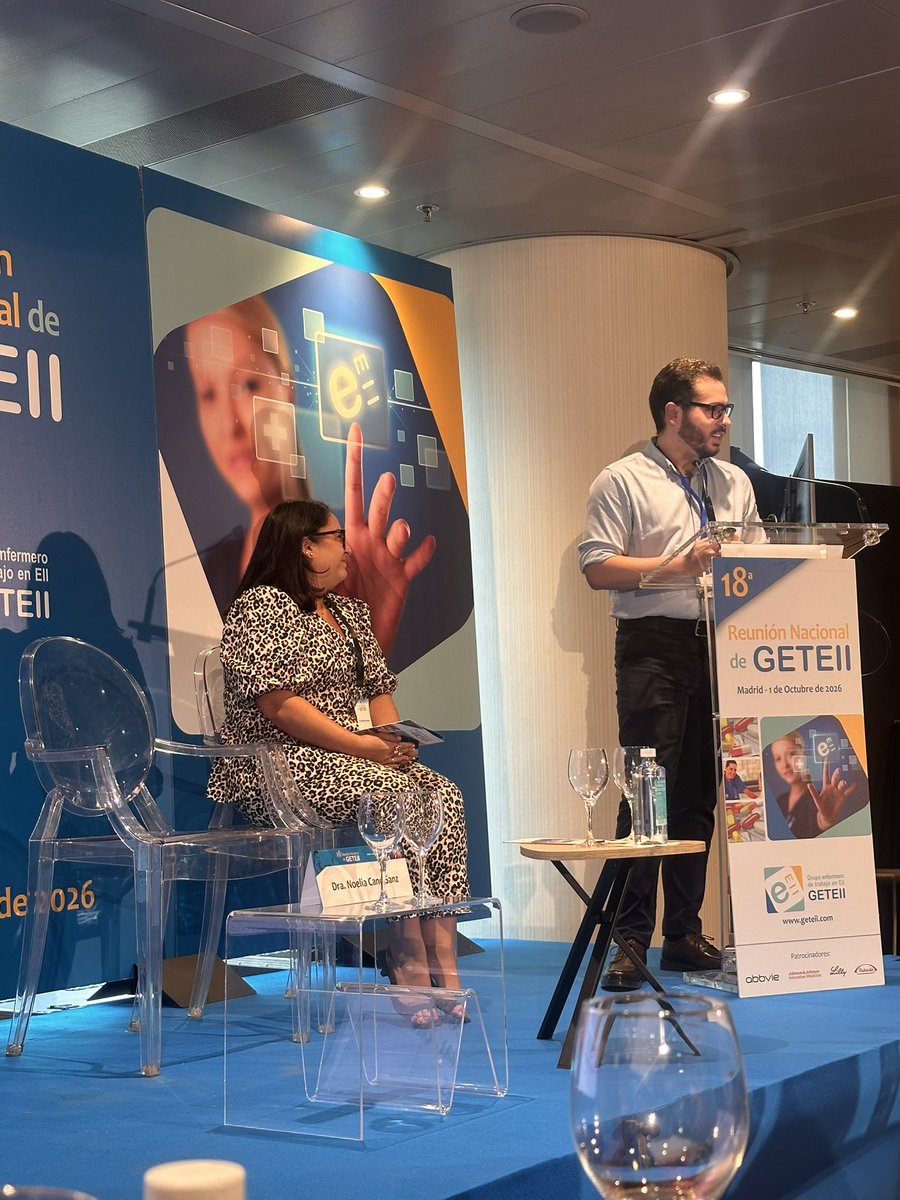 GETEII's tweet photo. Empieza la sesión de Comunicaciones Orales moderada por Noelia Cano. 
1.Factores asociados al diagnóstico de EII. Un estudio de casos y controles. 
V. Serrano https://t.co/3xg9FtmmIK