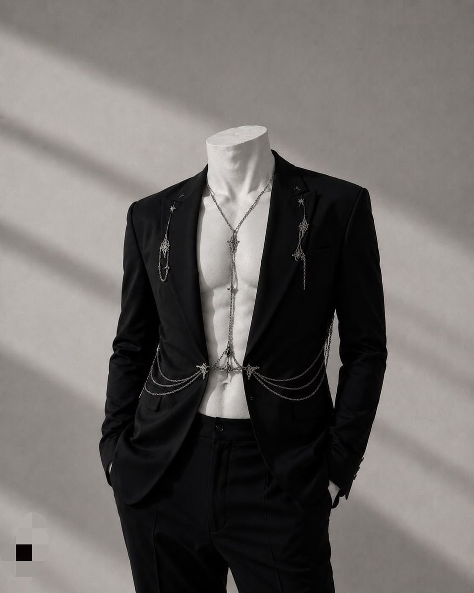 gothicornate_'s tweet photo. dark elegance, silver chains, and a little rebellion https://t.co/fYkwTVZbv3