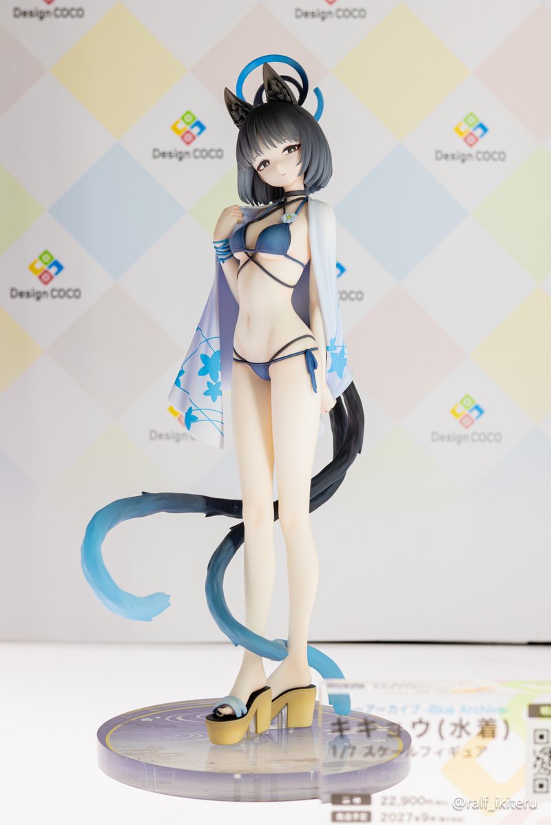 ralf_ikiteru's tweet photo. 【デザインココ】「ブルーアーカイブ -Blue Archive-」キキョウ(水着) 1/7スケールフィギュア #メガホビEXPO2026 https://t.co/5bvfBObowe