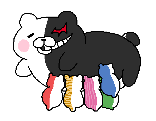 mybleedyscreamy's tweet photo. This is my drawing. Its about Life. Do you like it? #monokuma #danganronpa #monokubs #モノクマ #ダンガンロンパ #モノクマーズ https://t.co/VQ4b1kA2h9