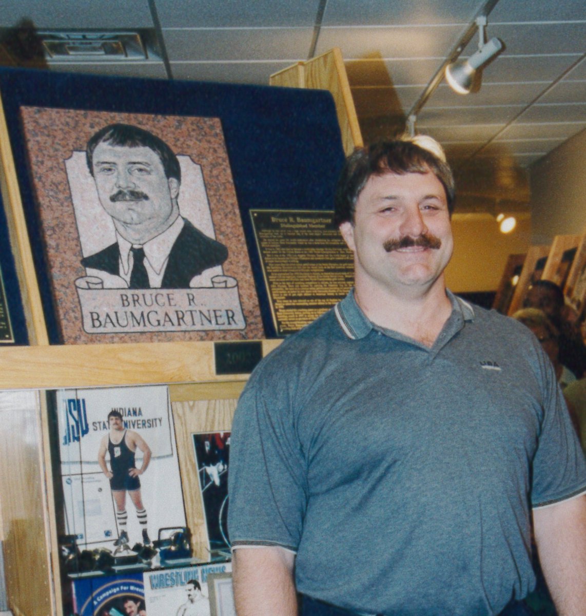 NWHOF's tweet photo. On October 1, 1988, USA Wrestlingโs Bruce Baumgartner wins a silver medal and Nate Carr wins a bronze medal in freestyle at the Olympics in Seoul. #LegendsLiveOn
Bruce and Nate are both Distinguished Members of the National Wrestling Hall of Fame.
#NWHOF50 #SportForAll https://t.co/U5jdgnkezc