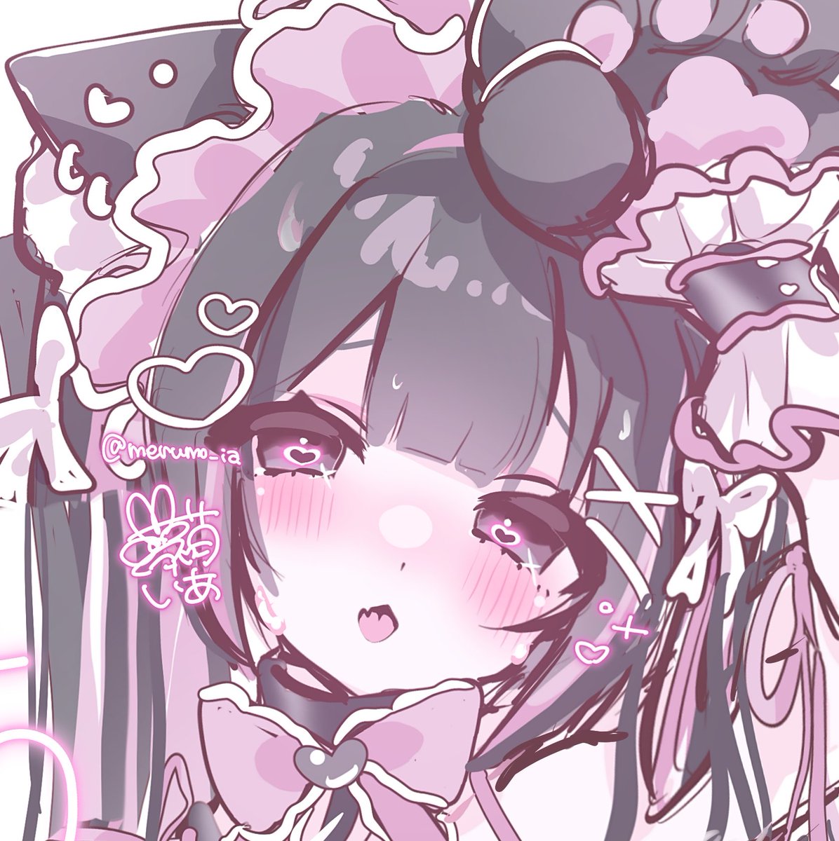 merumo_ia's tweet photo. 🎀 #フリーアイコン 🎀
うちの子・地雷ちゃん(仮名)のラフが増えてきたので❕💖
良ければぜひご使用いただけたら嬉しいです♪🫶🏻︎＞̳ ̫ ＜̳ᐡ💕

♡ご使用にあたってのお願いはリプ欄をご確認ください♡ https://t.co/WGn11RcNLV