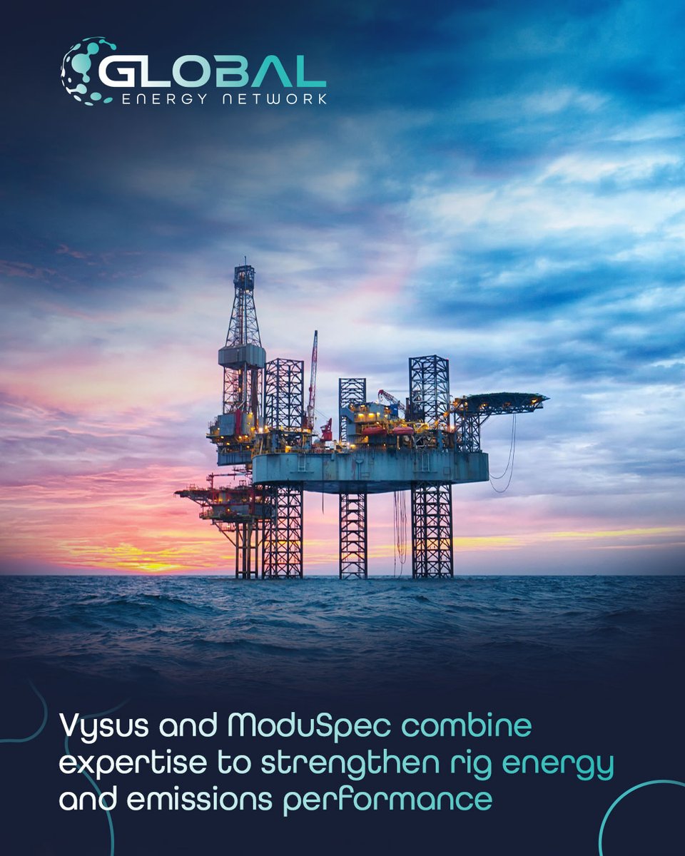 GENetwork_'s tweet photo. Vysus and ModuSpec combine expertise to strengthen rig energy and emissions performance
Read More: https://t.co/1fgPa5HJWv
Subscribe to our newsletter: https://t.co/5p8AT3qMeH
#VysusGroup #ModuSpec #EnergyManagement #Emissions #RigInspection #RigAssurance #Drilling https://t.co/aC5MOjrFRD