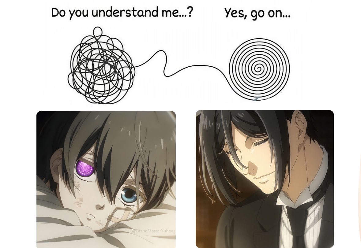 kuro__holic's tweet photo. the only one who understands ciel https://t.co/vbOrPGEFv5