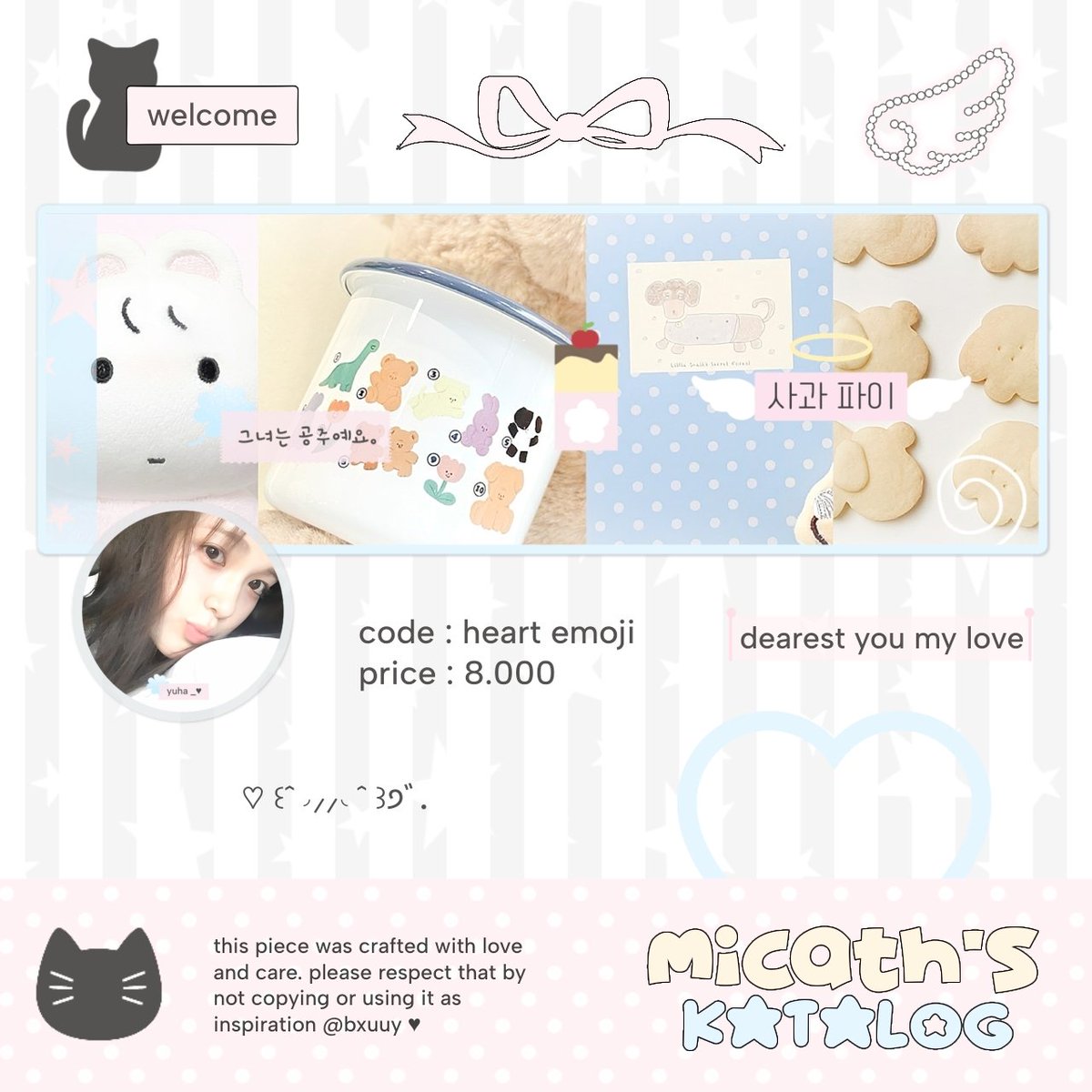 bxuuy's tweet photo. help repost nya ya :3 thank u! 

ayo kenalan dan ospekin 8 katalog layout ku dan set up nya yuk ♥ kalo ada kemiripan tolong banget dm baik-baik ya 🙏 terima kasih banyak #zonauang https://t.co/FZpfsBO3SC