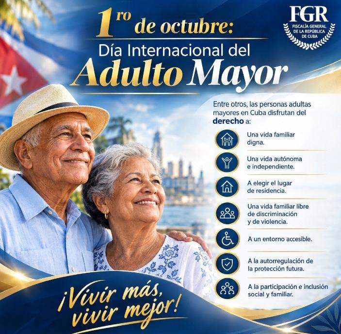 curbelo_asley's tweet photo. 👵👴 | Hoy es el Día Internacional del Adulto Mayor, efeméride proclamada por la Asamblea General de las Naciones Unidas. El objetivo de la fecha es sensibilizar sobre los problemas y retos que enfrenta este grupo poblacional.
#VillaClaraConTodos 
#CubaMined 🇨🇺 https://t.co/eAMKwSp59t